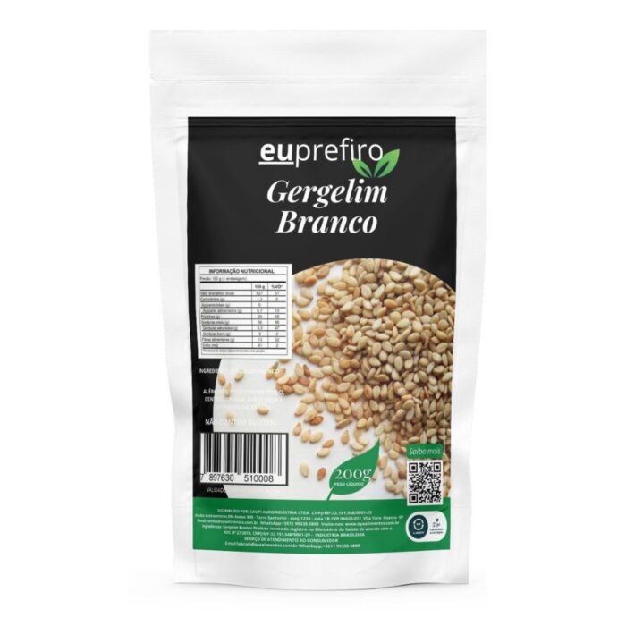 Gergelim Branco 200g - Euprefiro: Alimento saudável e versátil - Image 2