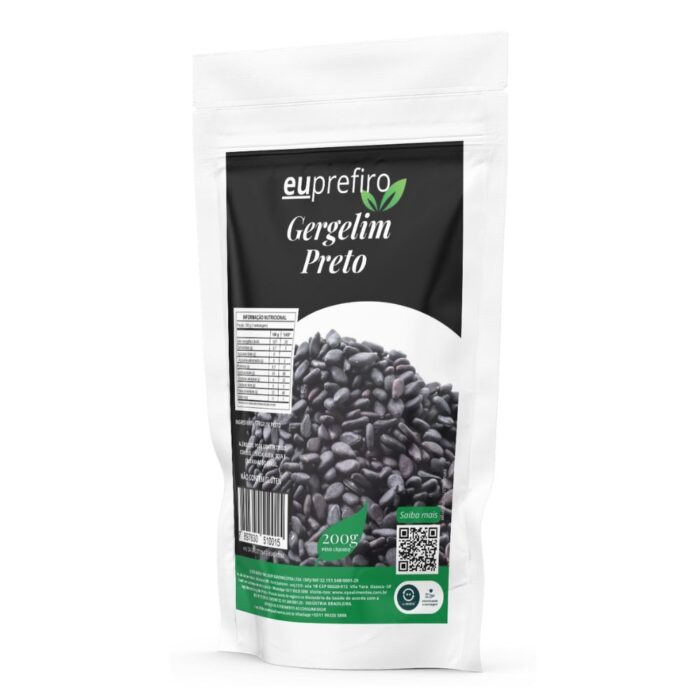 Gergelim Preto 200g - Euprefiro: Alimento saudável e versátil - Image 3