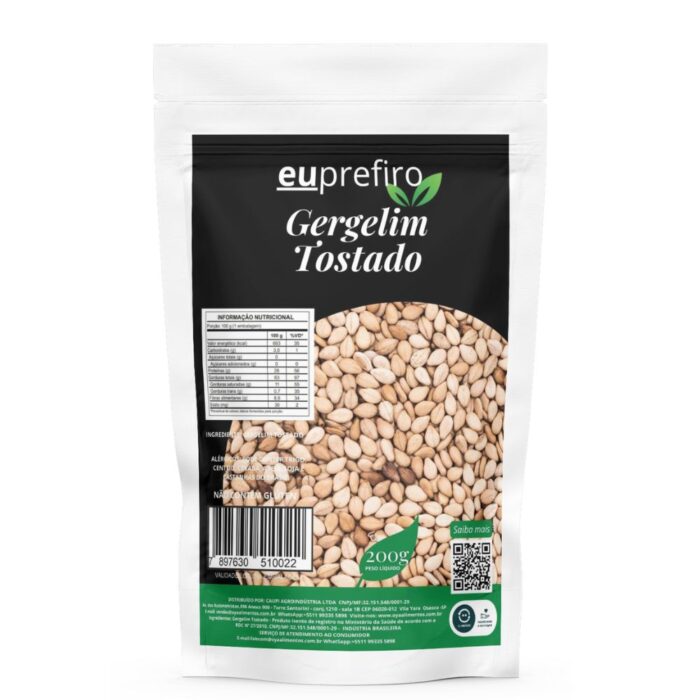 Gergelim Branco 200g - Euprefiro: Alimento saudável e versátil