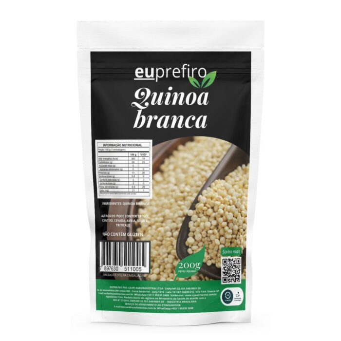 Quinoa Branca 200g - Euprefiro: Alimento saudável e versátil