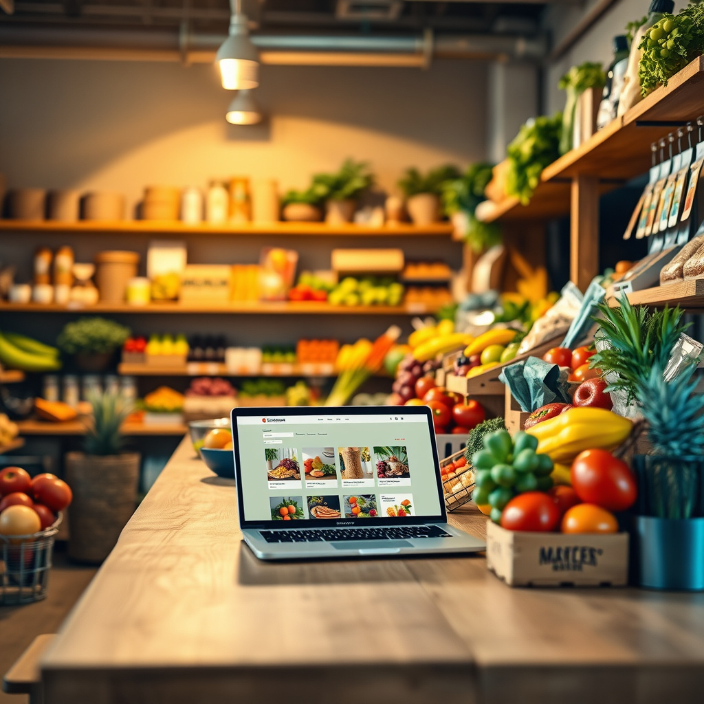 Vendas de Alimentos em Plataformas de E-commerce em 2023: Oportunidades e Desafios